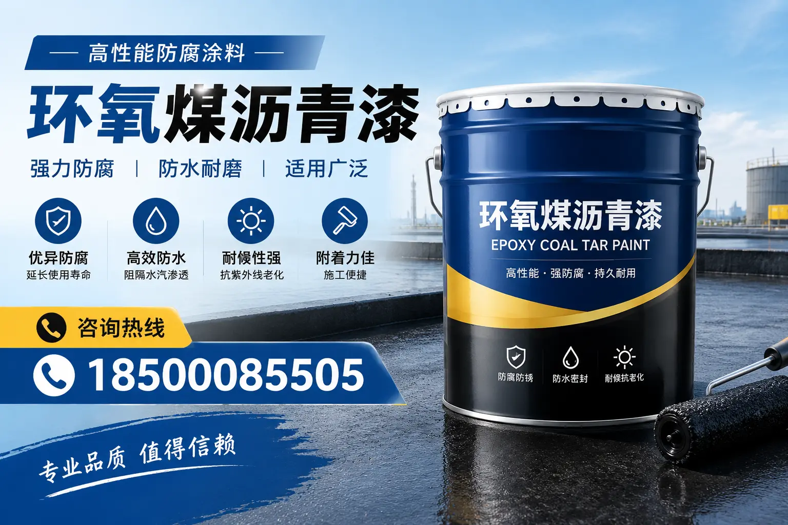 环氧煤沥青漆的主要成分与功能，自贡用户深度了解