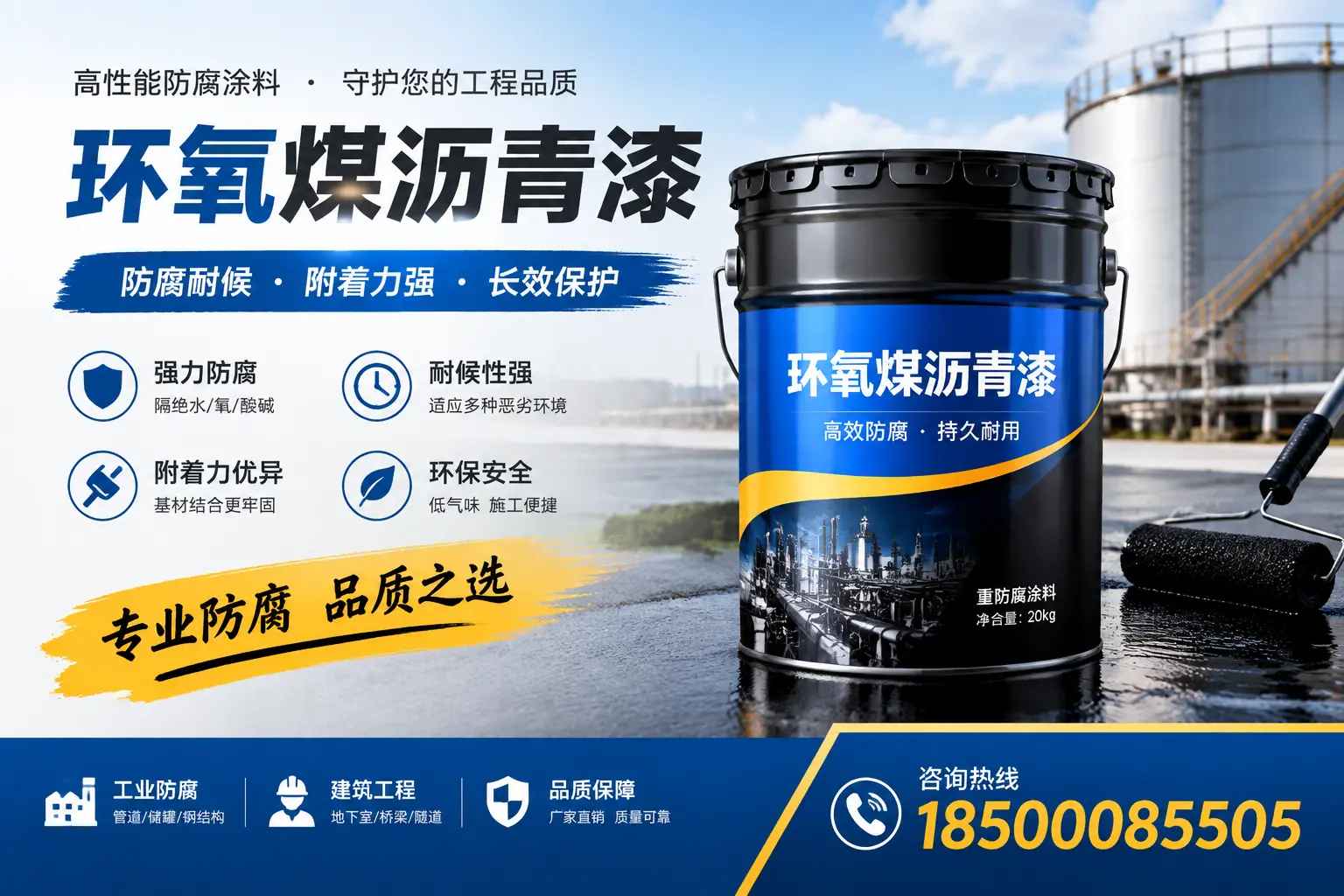 如何选择适合的环氧煤沥青漆?自贡市场选型指南
