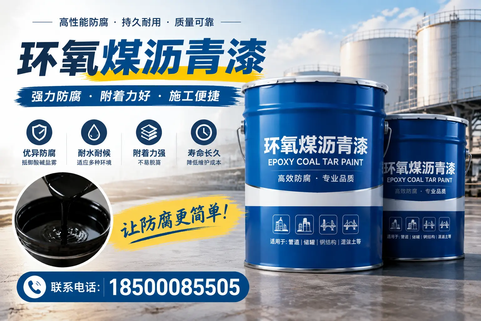 环氧煤沥青漆的环保性分析,自贡企业的选择依据